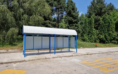 Dve nove nadstrešnice na stajalištu Sevojno – Portirnica