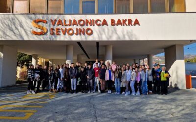 Učenici OŠ „Aleksa Dejović“ posetili Valjaonicu bakra Sevojno