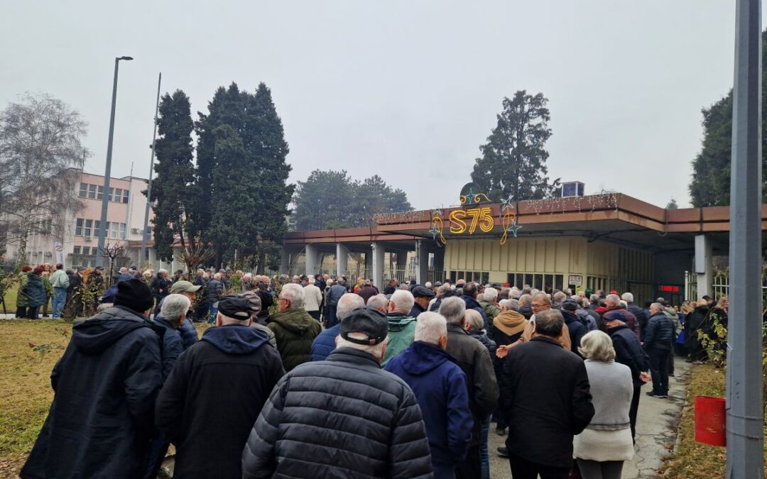 Susret penzionera Valjaonice bakra Sevojno povodom 75 godina rada fabrike